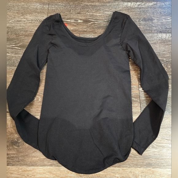 Spanx Long Sleeve Bodysuit, Scoop neck, FS6015, Black | Dancewear | Leotard M - Picture 8 of 8
